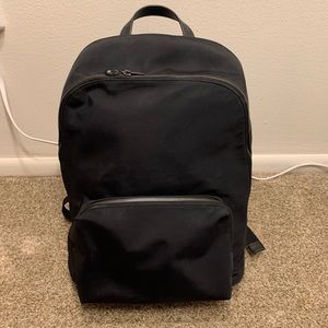 AWAY Front Pocket Backpack in Black